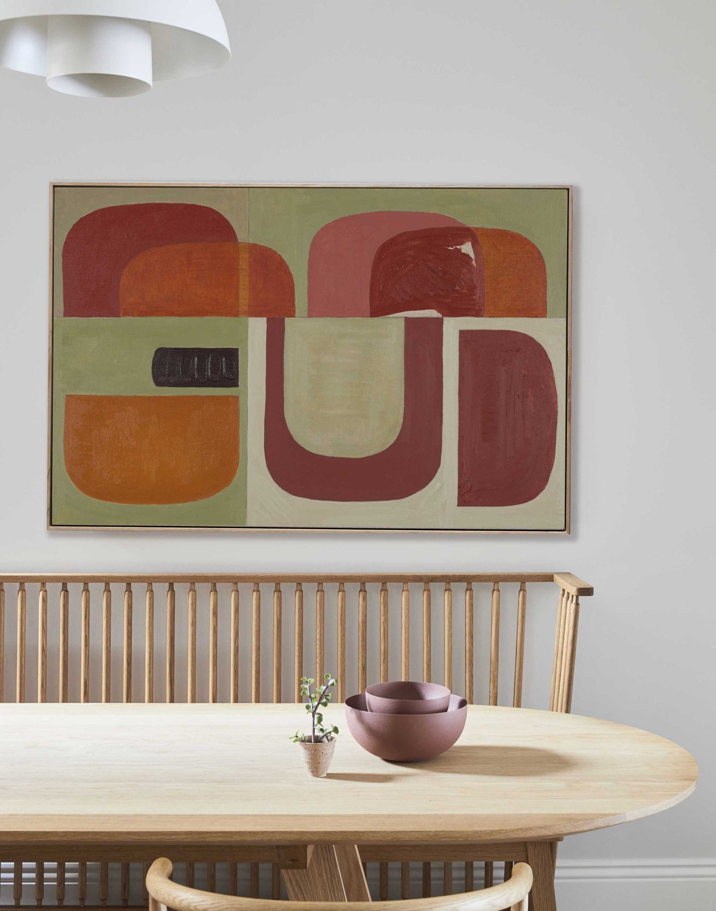 Indian Red Arch - Abstract Wall Art Print