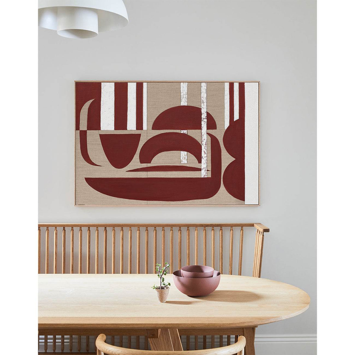 Crimson Stucco - Giclee print