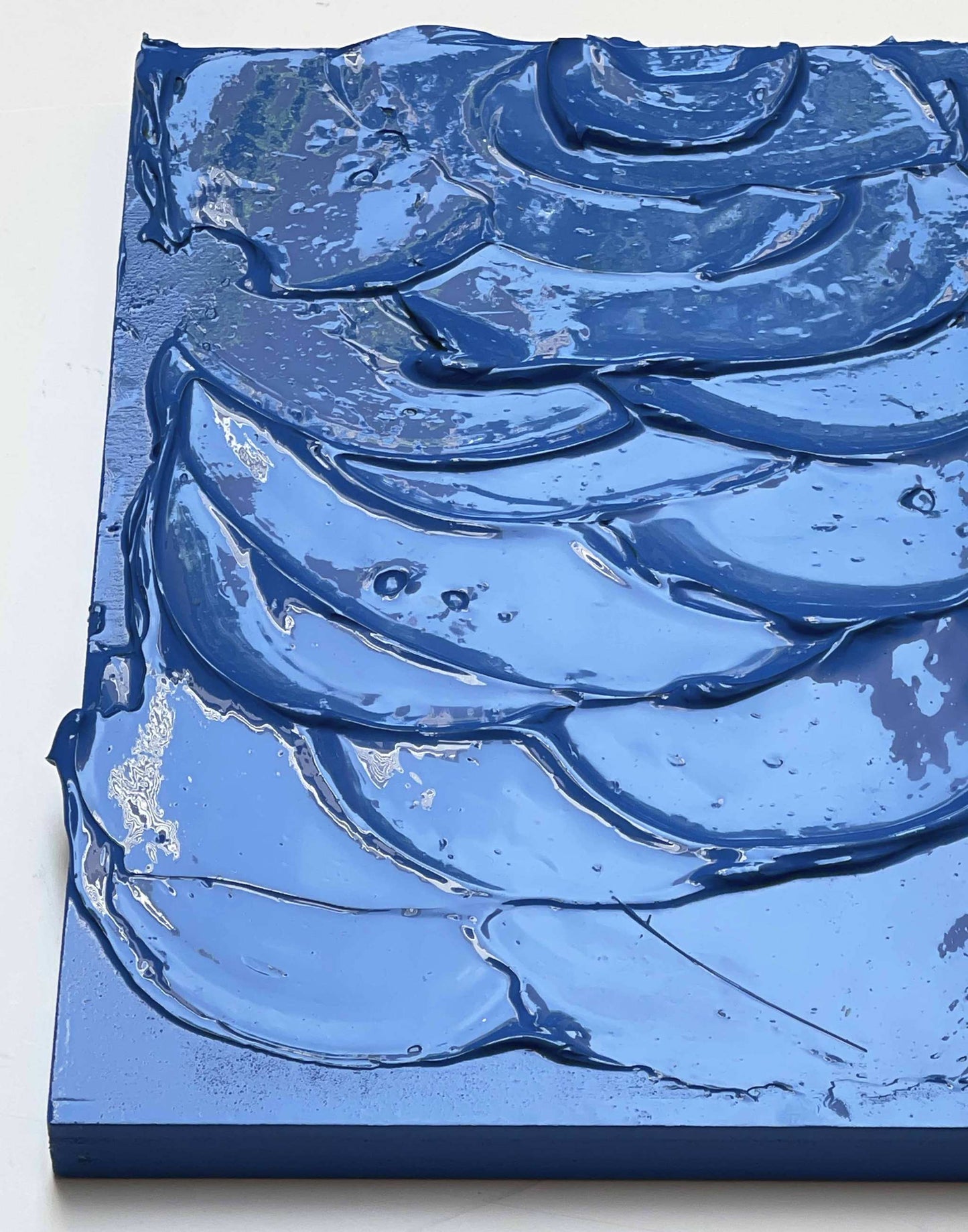 Blue Impasto - Original painting by Tory Burke