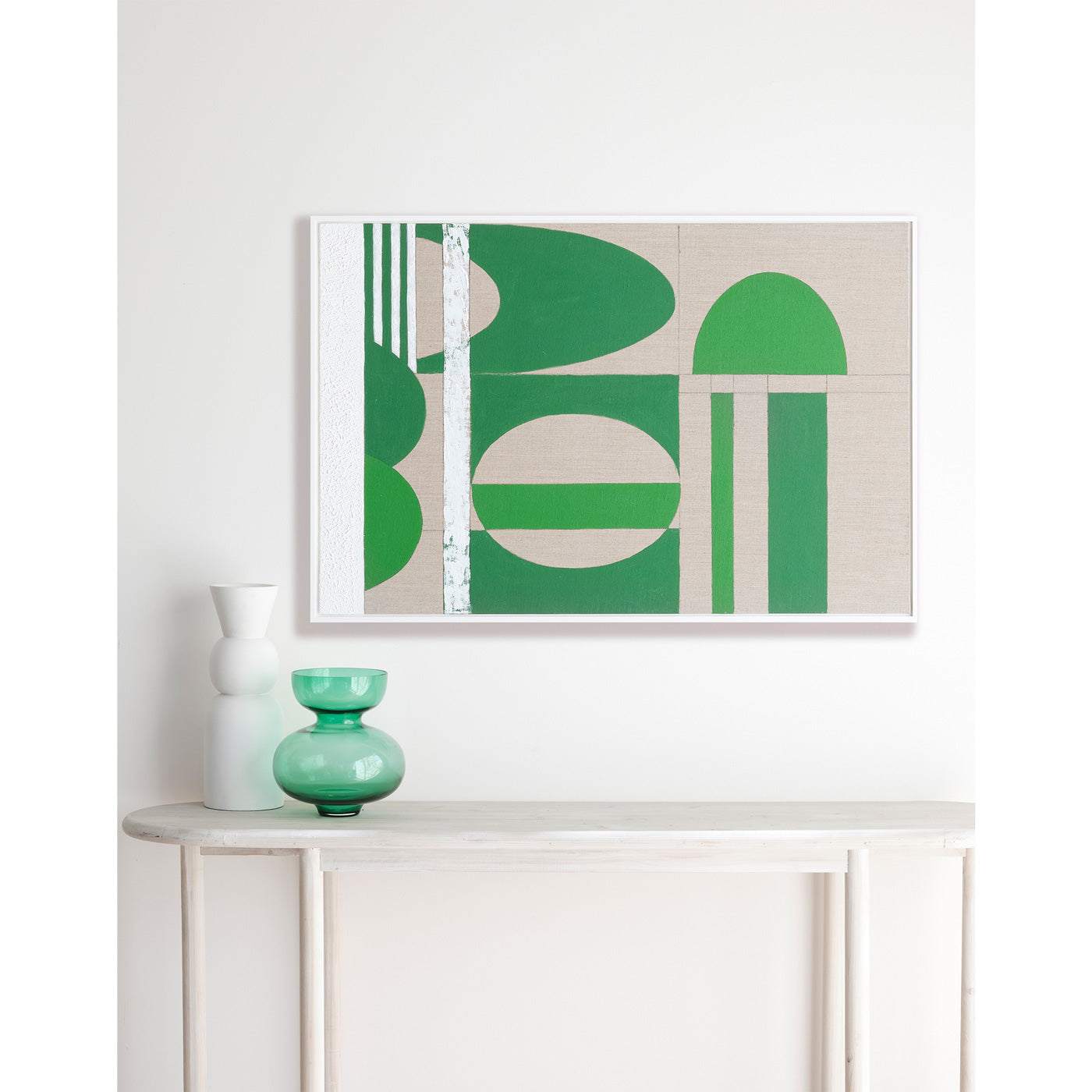 Apple Green Stucco - Giclee print
