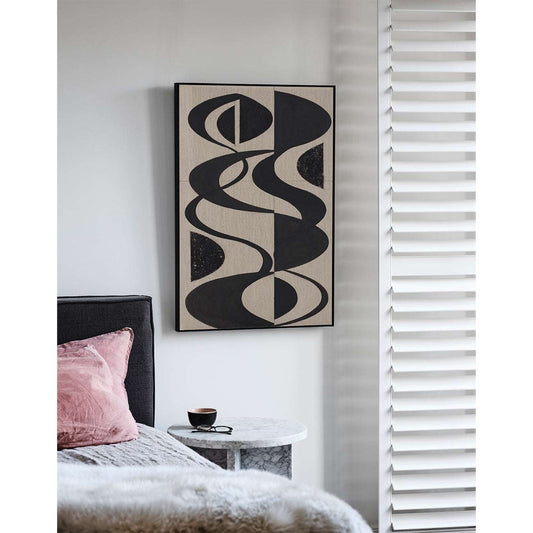 Black Stucco - Original oil painting by Tory Burke