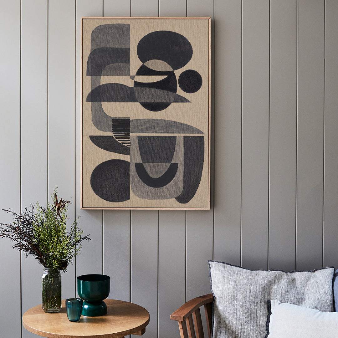 Charcoal Stucco - Giclee print