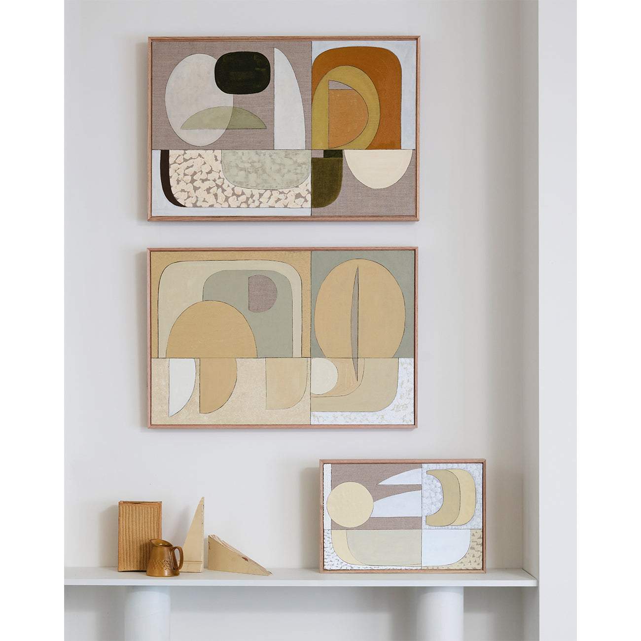 Clay Stucco Original Oils on Italian linen