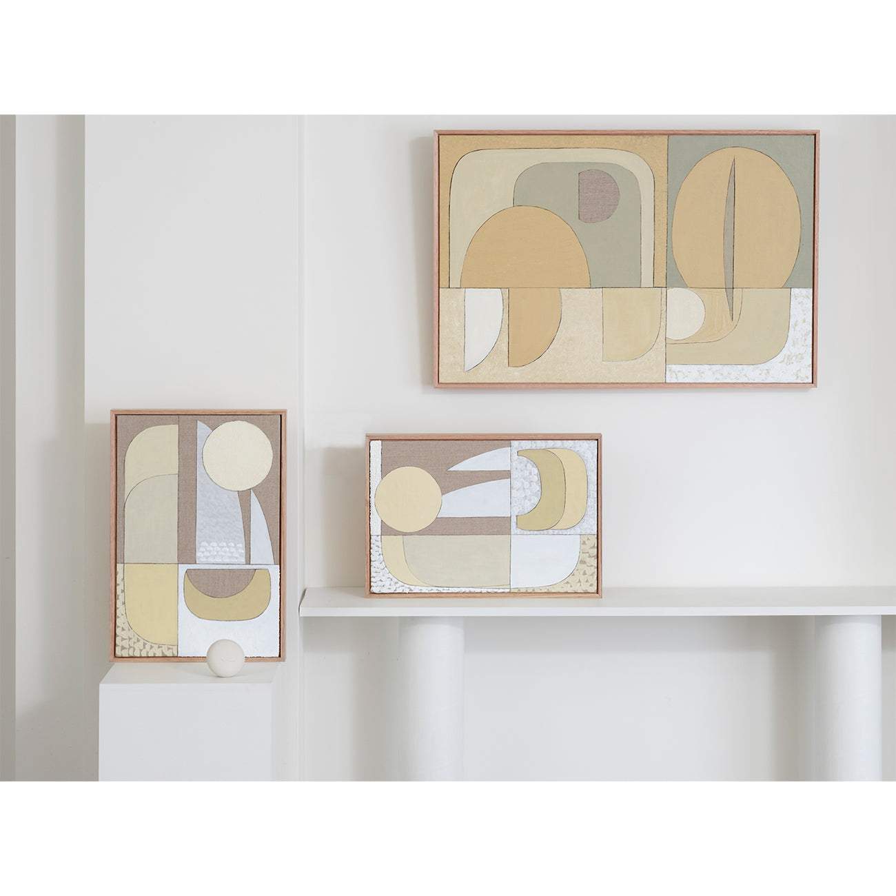 Clay Stucco Original Oils on Italian linen