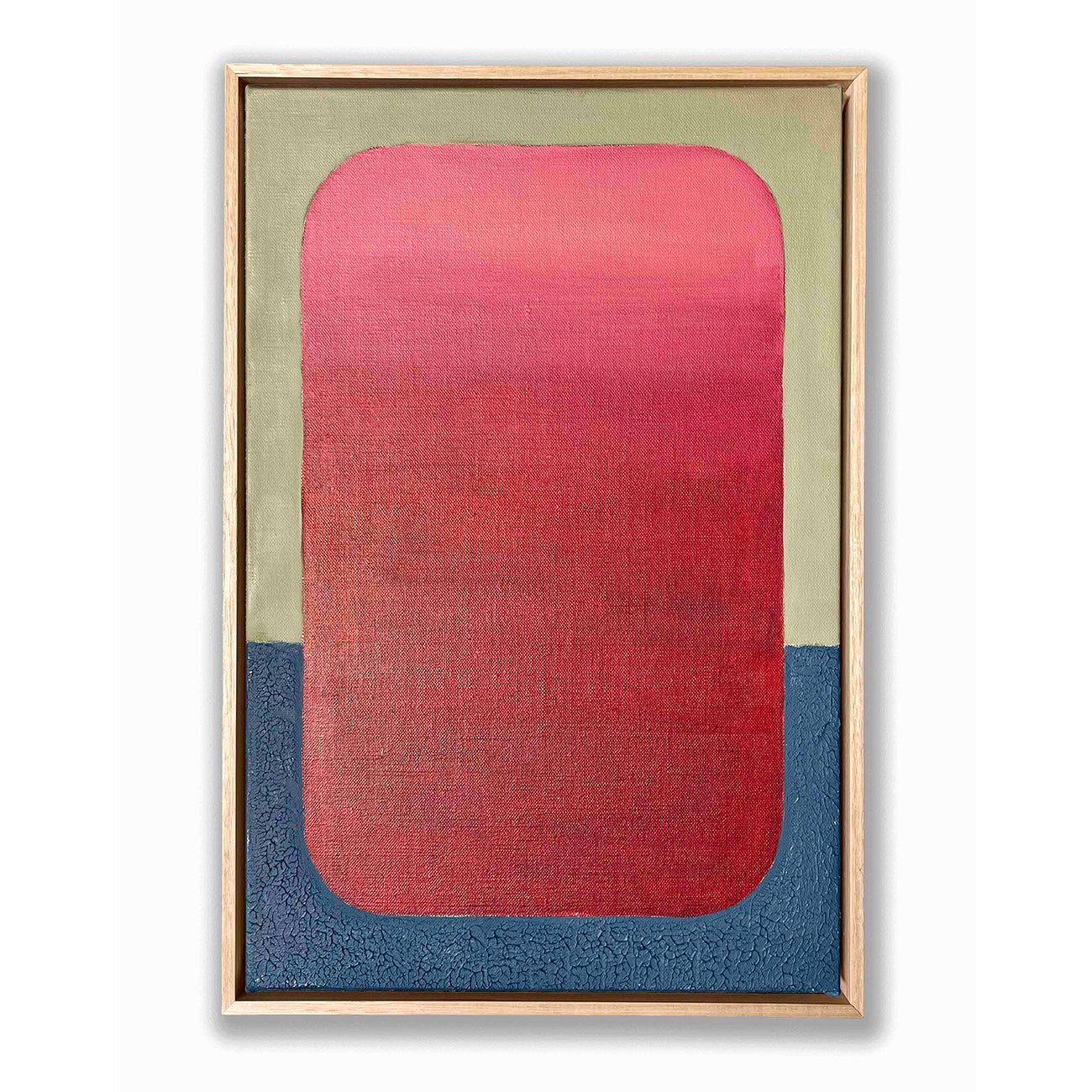 Crimson Red Ombre - Framed Giclee Print