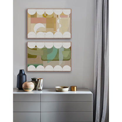 Green Scallop - Unframed Giclee print