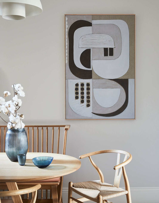 Saxum Arch - Abstract wall art print in a living room setting