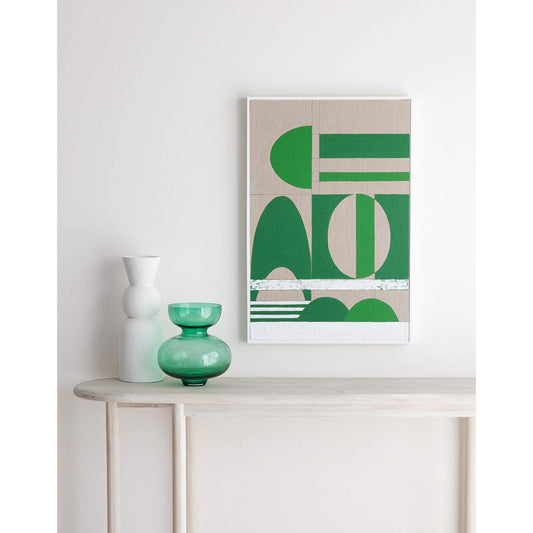 Apple Green Stucco - Original Abstract Artwork