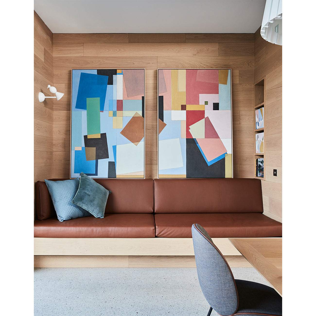 Colour Play Blue - Giclee print