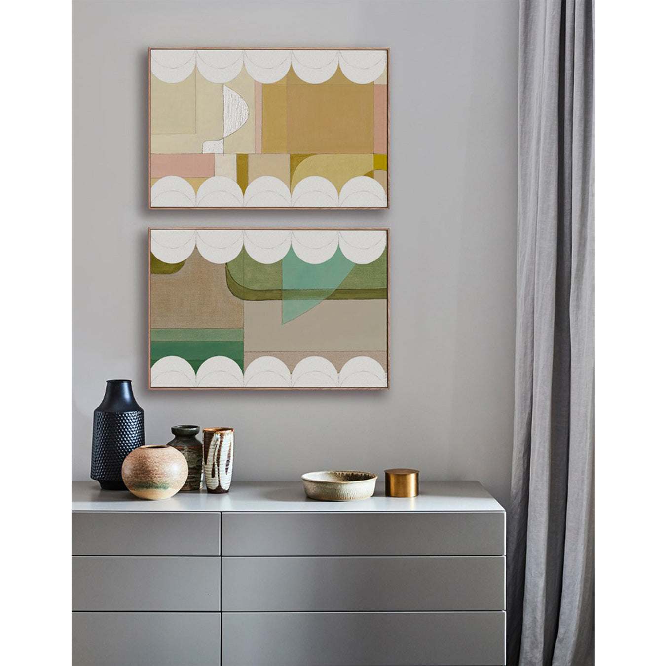 Green Scallop - Giclee print