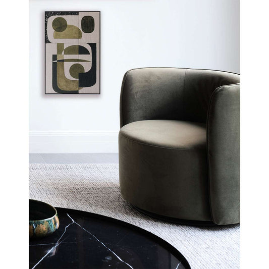 Olive Green - Original oil painting by Tory Burke