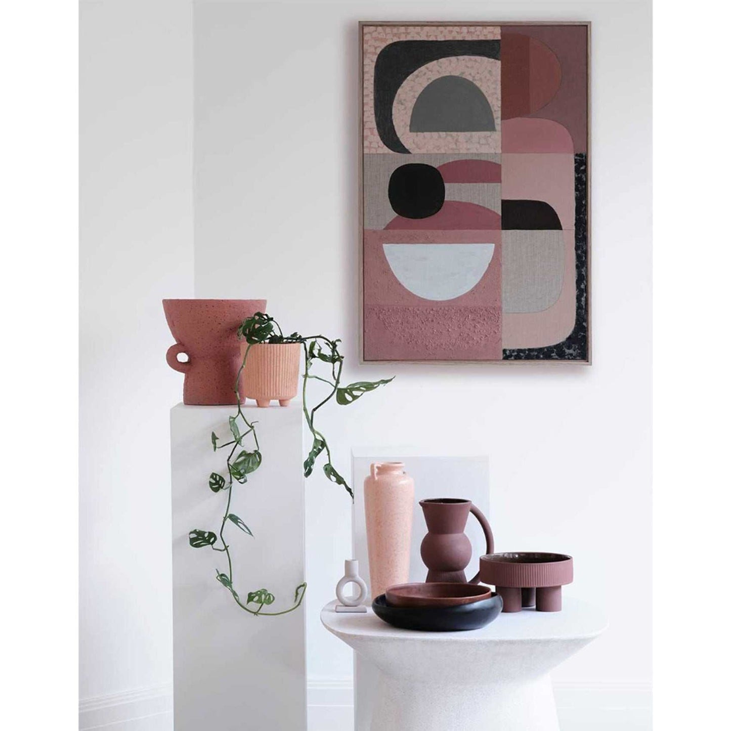 Pink Stucco - Giclee print