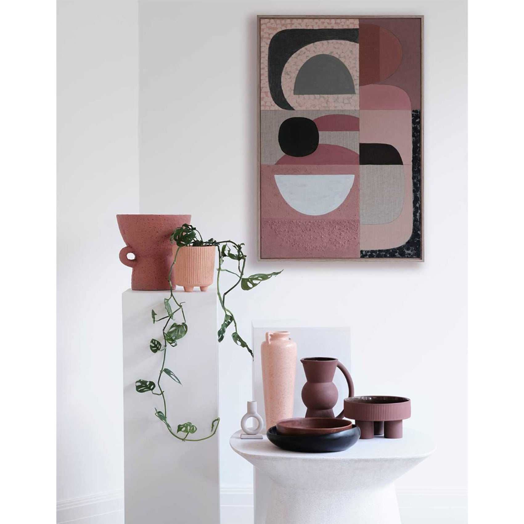 Pink Stucco - Giclee print