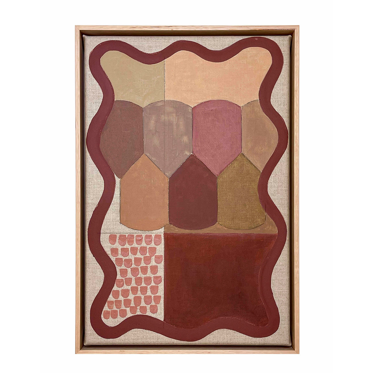 Wavy Plum - Unframed Giclee print