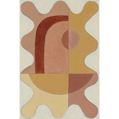 Wiggle Blush - Original oil painting by Tory Burke